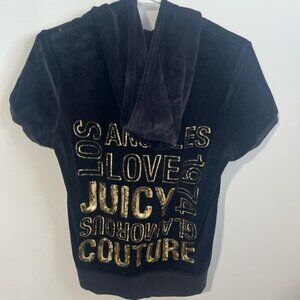 Y2K vintage Juicy Couture short sleeve hoodie